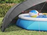 Pool Dome Folding Manual Black 546 x 516 x 250 cm 42001130