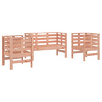 ZNTS 3 Piece Garden Lounge Set Solid Wood Douglas 825147