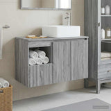 Bathroom Furniture Set 2 pcs Grey Sonoma Engineered Wood 3404050