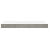 Pocket Spring Bed Mattress Medium Light Grey 100x203x20 cm Twin XL 347867