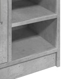 Sink Cabinet Concrete Grey 63x29x55 cm Engineered Wood 848132