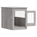 Dog Crate Furniture Grey Sonoma 55x80x68 cm Engineered Wood 838328