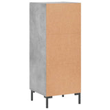 Sideboard Concrete Grey 34.5x34x90 cm Engineered Wood 828800