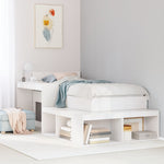 Bed Frame without Mattress White 80x200 cm Solid Wood Pine 3309756