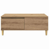 Coffee Table Artisan Oak 90 x 50 x 35 cm Engineered Wood 881193