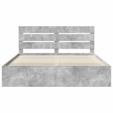 Bed Frame with Headboard Concerte 180 x 200 cm Solid Pine Wood 3411715