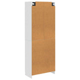 Cabinet Set 2 pcs High Gloss White Engineered Wood 3416947
