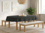 Table Cloth 5 pcs Oval Dark Grey 130 x 180 cm 42040387