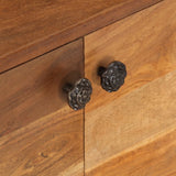 TV Cabinet Solid Wood Acacia with Honey Finish 140x30x40 cm 337847