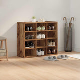 Shoe Cabinet Old Wood 77.5 x 30 x 67 cm Engineered Wood 875212