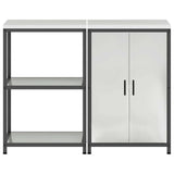 Kitchen Storage Set HATTEM 2 pcs Silver Galvanised Steel 3392692