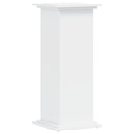 ZNTS Plant Stand White 33x33x80 cm Engineered Wood 852969