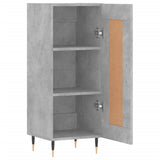 Sideboard Concrete Grey 34.5x34x90 cm Engineered Wood 830424