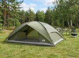 Camping Tent with Rainfly Water-resistant Dome Olive Green 42029006
