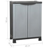 Plastic Cabinet 68x39x92 cm 337895