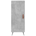Highboard Concrete Grey 34.5x34x180 cm Engineered Wood 3199085