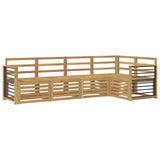 Outdoor Sofa Set 5 pcs White 247 x 128.5 x 73 cm 3391844