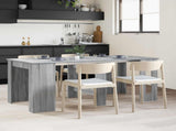 Dinning Table 180 x 85 x 75 cm Engineered Wood Grey Sonoma 3424943