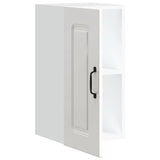 Kitchen Wall Cabinet "Kalmar" High Gloss White Engineered Wood 853539