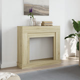 Fireplace Surround Sonoma Oak 100x30x87.5 cm Engineered Wood 854564