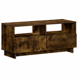 TV Stand 90 x 34.5 x 40 cm Smoked Oak Engineered Wood 8011473