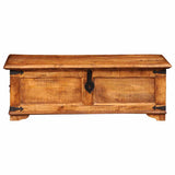 Storage Chest Rough Mango Wood 241635