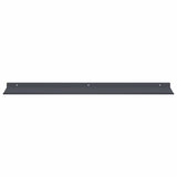 Floating Shelf 4 pcs Anthracite 80 x 18 x 2.5 cm Steel 8004037