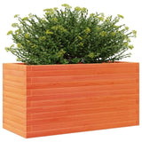 Garden Planter Wax Brown 90x40x46 cm Solid Wood Pine 3282446