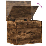 Storage Box Smoked Oak 60x42x46 cm Engineered Wood 840657