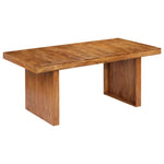 ZNTS Dining Table 180x90x75 cm Solid Acacia Wood 247491