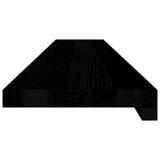 Window Sills 2 pcs Brown Black 110x20x2 cm Solid Wood Oak 4009177