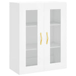 Wall Mounted Cabinets 2 pcs White Engineered Wood 3197921