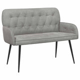 2 Seater Sofa with Metal Legs 2-Seater Light Grey Velvet 42051017
