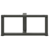 Coffee Table Legs T-Shaped 2 pcs Anthracite 70x25x cm Steel 4013018