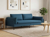 2-Seater Sofa 2-Seater Blue 188 x 81 x 89 cm Velvet 42048621