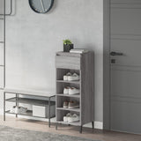 Shoe Rack Grey Sonoma 40x36x105 cm Engineered Wood 819786