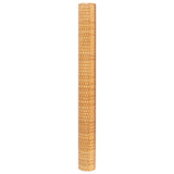 Balcony Screen Light Brown 600x80 cm Poly Rattan 156274