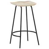 Bar Stools 2 pcs Solid Mango Wood 320647