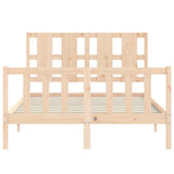 Bed Frame without Mattress 120x200 cm Solid Wood Pine 3192226