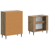 2 Piece Bathroom Cabinet Set ZWOLLE Artisan Oak Engineered Wood 3417602