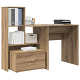 Desk Artisan Oak 131.5 x 50 x 106.5 cm Engineered Wood 3337272