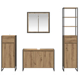 Bathroom Furniture Set with Drawer Artisan Oak Engineered Wood 3403051