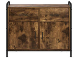 Sideboard Smoked Oak 73 x 33 x 81 cm Engineered Wood 8013832