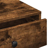 Coffee Table Smoked Oak 90x90x28 cm Engineered Wood 848091