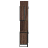 3 Piece Bathroom Furniture Set Brown Oak Engineered Wood 3301089