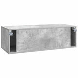 Wall-Mounted TV Cabinet Concrete Grey 98 x 41 x 30 cm 898698