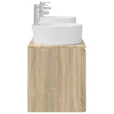 Bathroom Cabinet Set 3 pcs Sonoma Oak 49.5 x 44.5 x 65 cm 3405669