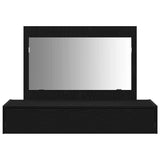 Dressing Table Black 100 x 40 x 70 cm Engineered Wood 865209