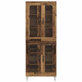 Highboard Old Wood 69.5 x 34 x 180 cm Engineered Wood 3403174