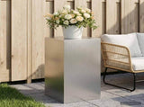 Plant Stand Silver 30 x 30 x 60 cm Steel 8012482